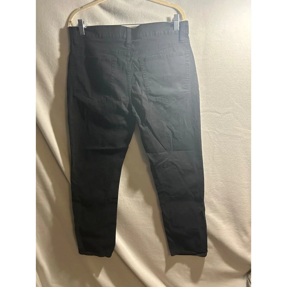 US Polo Assn Mens Activate Stretch Slim Straight Pants Black 34x30 Five Pocket